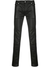 GIVENCHY SHINE DETAIL SKINNY TROUSERS