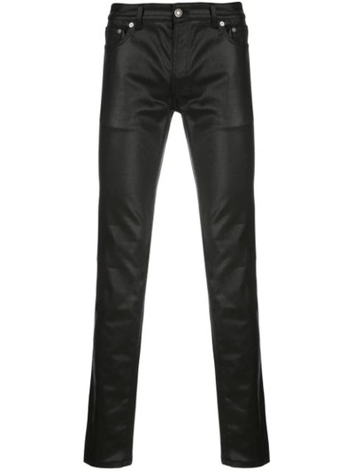 Givenchy Shine Detail Skinny Trousers In Black