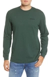 Patagonia Responsibili-tee Long Sleeve T-shirt In Alder Green