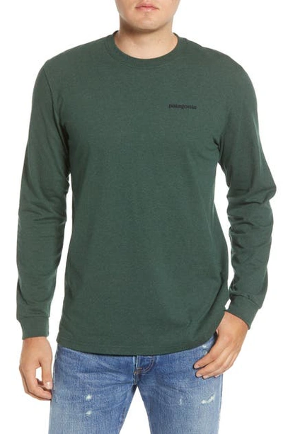 Patagonia Responsibili-tee Long Sleeve T-shirt In Alder Green