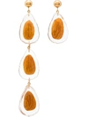 JACQUEMUS Almond earrings,194JW06-194 80000