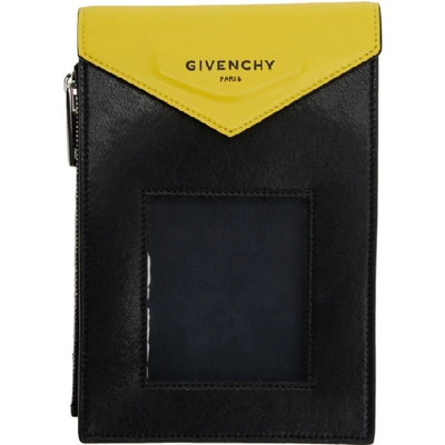 Givenchy Black And Yellow Neck Pouch