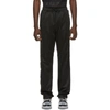 FENDI BLACK 'FOREVER FENDI' TAPE LOUNGE PANTS