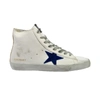 GOLDEN GOOSE WHITE LEATHER HI TOP SNEAKERS,G35MS591C20