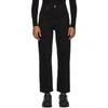 Levi's Levis Black Ribcage Straight Ankle Jeans In Black Heart
