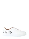 GIVENCHY WHITE LEATHER SNEAKERS,BE000UE0GQ116