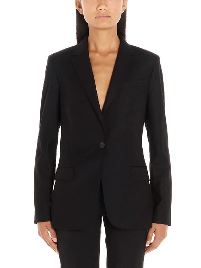 Theory Carissa Wool-blend Blazer In Black