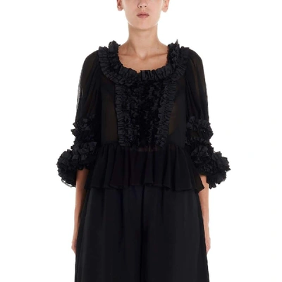 Comme Des Garçons Comme Des Gar Ons Women's Gdb0150511 Black Polyester Shirt
