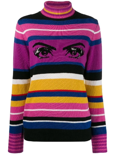 Pinko Multicolor Polyamide Sweater
