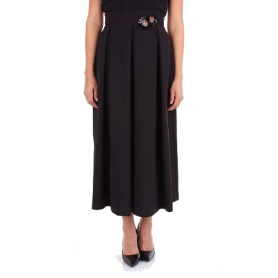 Alessandro Dell'acqua Women's Black Polyester Skirt