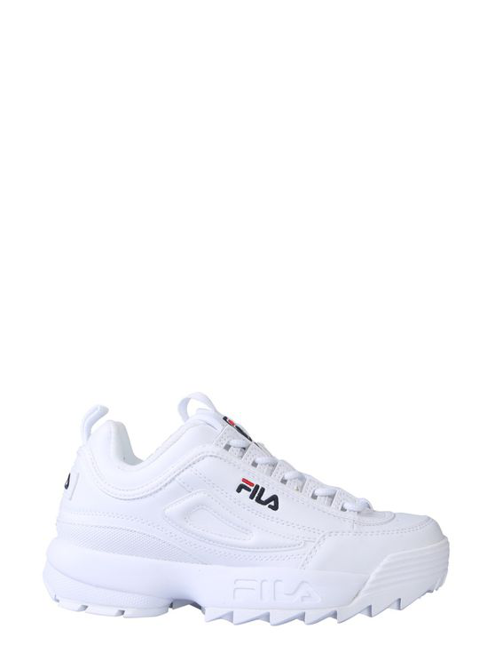 fila women's disruptor ii premium lace up leather dad sneakers