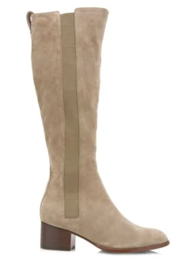 Rag & Bone Women's Walker Knee-high Suede Boots In Warm Grey