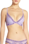 Natori Feathers Underwire Contour Bra In Viola/ Purple