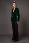 AURELIANA SILK VELVET BLAZER