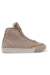 RAG & BONE RB SHEARLING-LINED SUEDE trainers