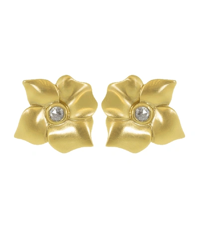 Sorellina Hail Storm Fiore Studs In Ylwgold