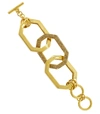 OSCAR DE LA RENTA Oversized Elongated Octagon Link Bracelet