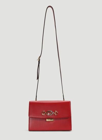 Gucci Zumi Small Shoulder Bag In Red