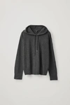 COS HOODED CASHMERE JUMPER,0805053001