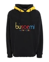 BUSCEMI BUSCEMI DOUBLE-HOODIE-BUSCEMI MAN SWEATSHIRT STEEL GREY SIZE M COTTON,12389068DT 4