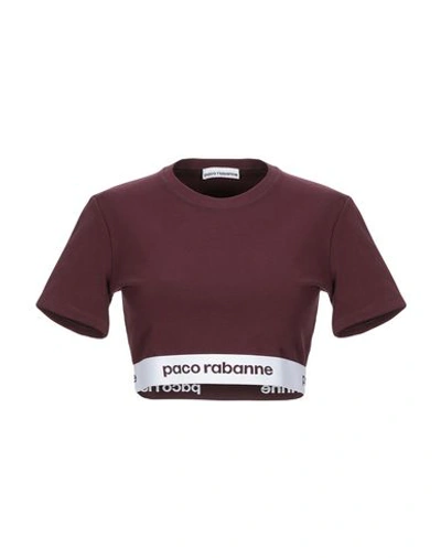 Rabanne T-shirt In Deep Purple