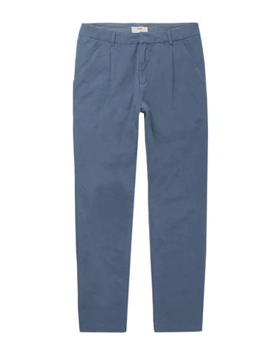 Folk Casual Pants In Slate Blue