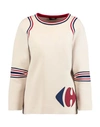 ANYA HINDMARCH ANYA HINDMARCH WOMAN SWEATSHIRT BEIGE SIZE XS/S POLYURETHANE, POLYAMIDE, ELASTANE,12387252EV 3