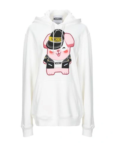 Moschino Sweatshirts In White