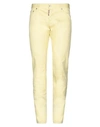 Dsquared2 Casual Pants In Yellow