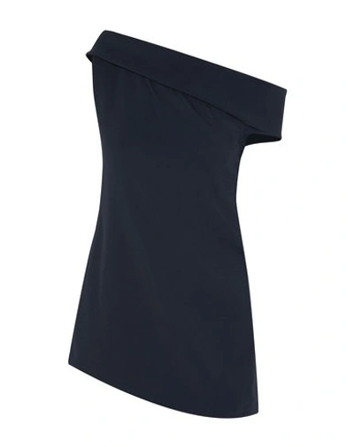 Calvin Klein Collection Top In Dark Blue