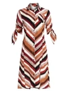 ALTUZARRA Narcissa Striped Silk Shirtdress