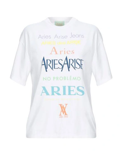 Aries T-shirt In White