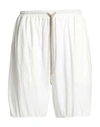 Rick Owens Shorts & Bermuda In White