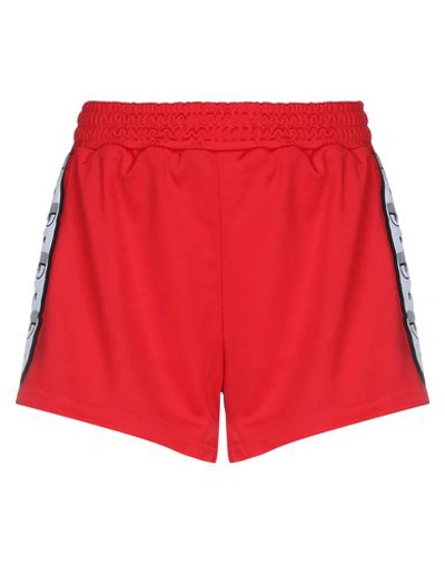 Chiara Ferragni Woman Shorts & Bermuda Shorts Red Size Xs Polyester