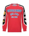 Moschino Sweaters In Red