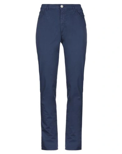 Trussardi Jeans Casual Pants In Dark Blue