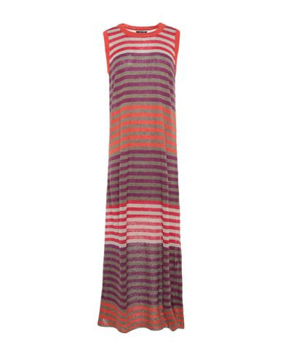 Woolrich Midi Dresses In Khaki