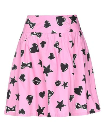 Moschino Mini Skirts In Pink