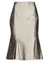 Clips Midi Skirts In Khaki