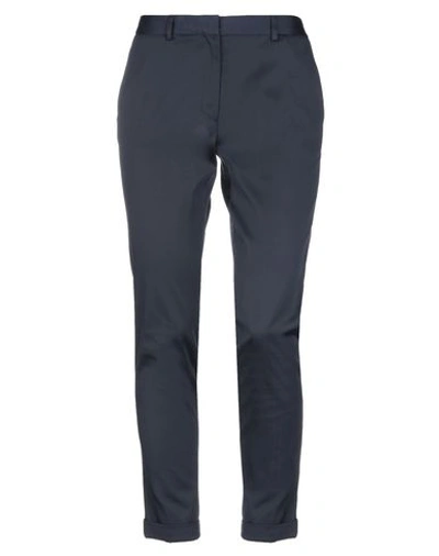 Manuel Ritz Casual Pants In Midnight Blue