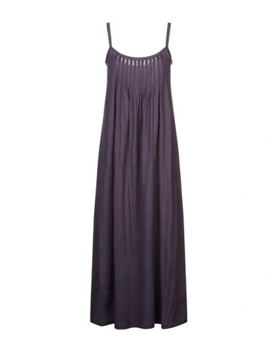 Hanro Nightgown In Dark Purple