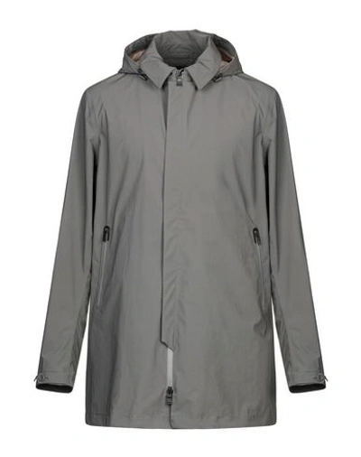 Herno Overcoats In Grey