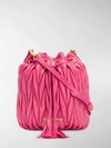 MIU MIU MATELASSÉ BUCKET BAG,5BE014VOOON8814040571