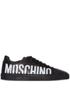 MOSCHINO LOGO LOW TOP SNEAKERS