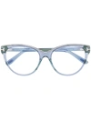 Tom Ford Cat-eye Frame Glasses In Blue