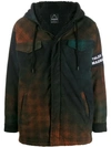 MAUNA KEA CHECK-PRINT DISTRESSED JACKET