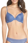 On Gossamer Next To Nothing Underwire T-shirt Bra In Emerald