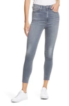 RAG & BONE JANE SUPER HIGH WAIST RAW HEM ANKLE SKINNY JEANS,WDD19F2667CLDX