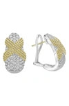 LAGOS CAVIAR LUX DIAMOND EARRINGS,01-81805-DD