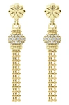 LAGOS CAVIAR GOLD DIAMOND TASSEL EARRINGS,01-11019-DD